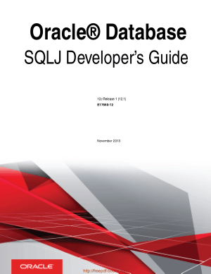 Free Download PDF Books, Oracle Database SQLj Developer Guide