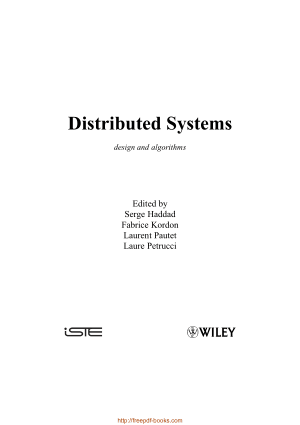 Free Download PDF Books, Distibuted Systems design and algorithms