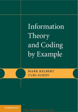 Free Download PDF Books, Information Theory and Coding by Example