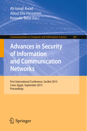 Free Download PDF Books, Advances in Security of Information and Communication Networks – Networking Book