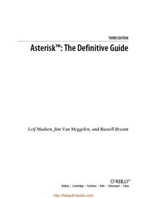Free Download PDF Books, Asterisk The Definitive Guide 3rd Edition – Networking Book