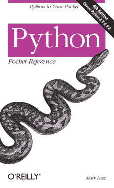 Free Download PDF Books, Python Pocket Reference 4th edition