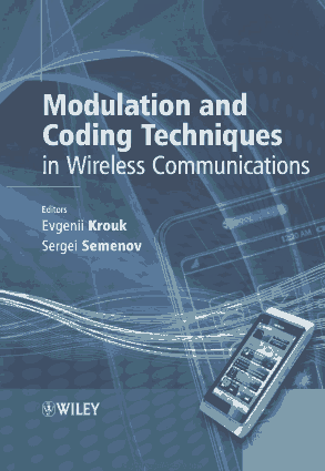 Free Download PDF Books, Modulation and Coding Techniques in Wireless Communications – Networking Book