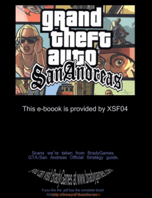 Free Download PDF Books, Grand Theft Auto San Andreas