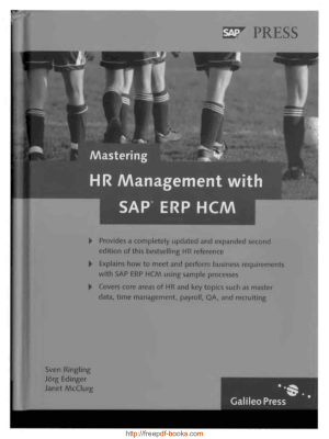 Free Download PDF Books, Mastering HR Management with SAP