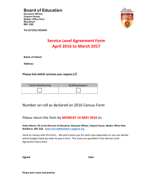 Free Download PDF Books, Service Level Agreement Form Template