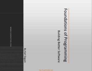 Free Download PDF Books, Foundations Of Programming