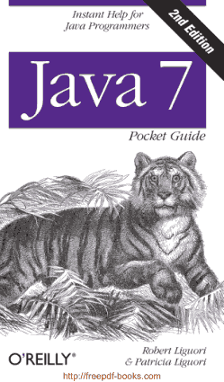 Free Download PDF Books, Java 7 Instant Help For Java Programmers 2nd Edition Book