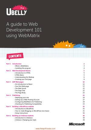 Free Download PDF Books, A Guide To Web Development 101
