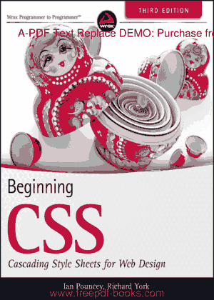 Free Download PDF Books, Beginning CSS For Web Design Third Edition, Pdf Free Download