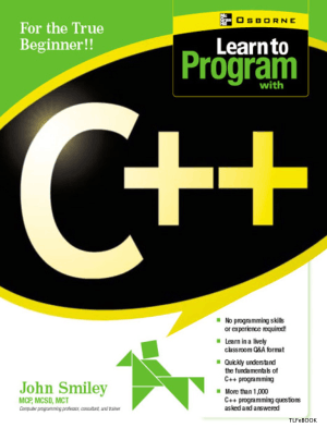 Free Download PDF Books, Learn To Program With C++