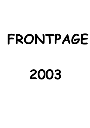 Free Download PDF Books, Microsoft Frontpage 2002 Essential Web Concepts