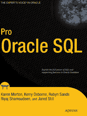 Free Download PDF Books, Pro Oracle SQL