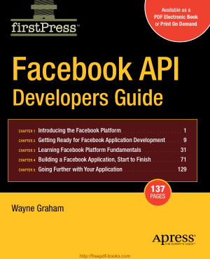 Free Download PDF Books, Facebook Api Developers Guide