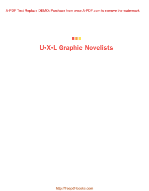 Free Download PDF Books, UXL Graphic Novelists Volume 3