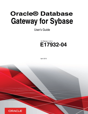 Free Download PDF Books, Oracle Database Gateway For Sybase