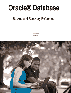 Free Download PDF Books, Oracle Database Backup And Recovery Reference