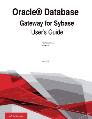 Free Download PDF Books, Oracle Database Gateway For Sybase User Guide