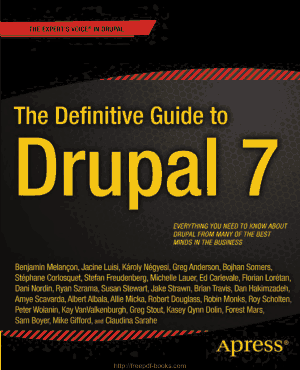 Free Download PDF Books, The Definitive Guide To Drupal 7