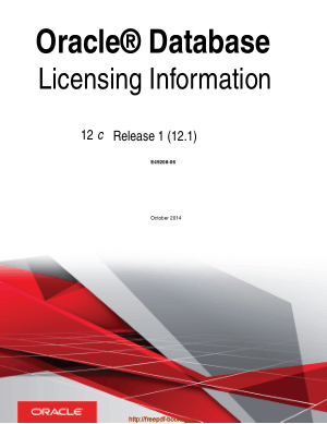 Free Download PDF Books, Oracle Database Licensing Information