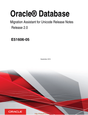Free Download PDF Books, Oracle Database Migration Assistant For Unicode Release Notes