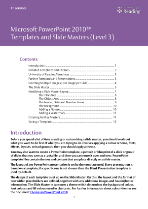 Free Download PDF Books, Microsoft Powerpoint 2010 Templates And Slide Masters