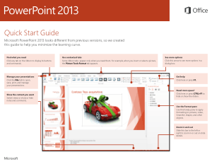 Free Download PDF Books, Microsoft Powerpoint 2013 Quick Start Guide