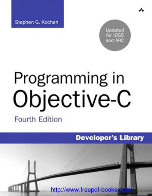 Free Download PDF Books, Programming In Objective C 4th Edition