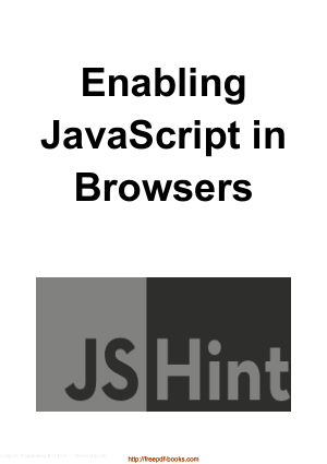 Free Download PDF Books, Enabling JavaScript In Browsers
