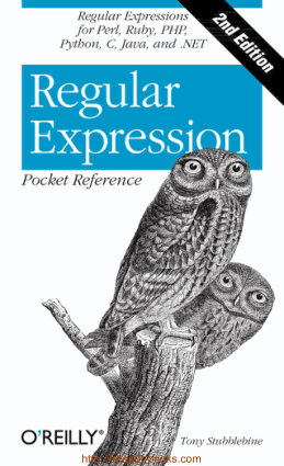 Free Download PDF Books, Regular Expression Pocket Reference 2nd Edition