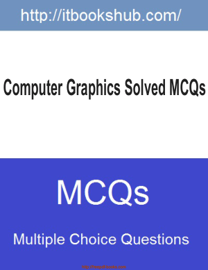 Free Download PDF Books, Computer Graphics Solved Mcqs, Pdf Free Download