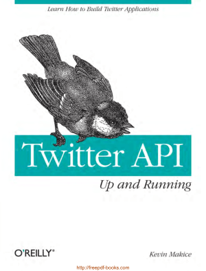 Free Download PDF Books, Twitter API Up And Running