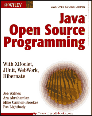 Free Download PDF Books, Java Open Source Programming – PDF Books