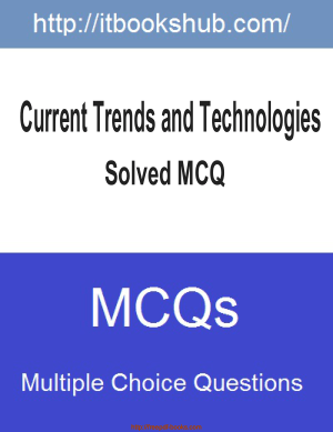 Free Download PDF Books, Current Trends And Technologies Solved Mcq