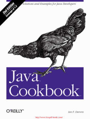 Free Download PDF Books, Java Cookbook 2nd Edition –, Java Programming Book