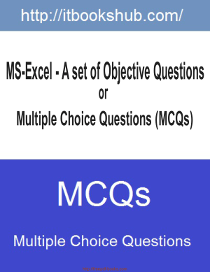 Free Download PDF Books, MS Excel A Set Of Objective Multiple Choice Questions MCQs