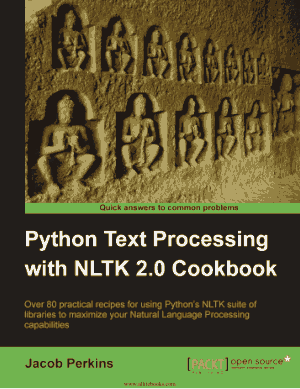 Python Text Processing with NLTK 2.0 Cookbook ...