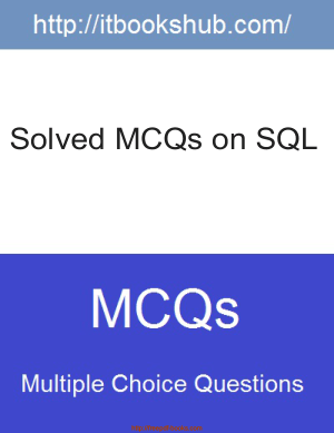 Free Download PDF Books, Solved MCQs On SQL