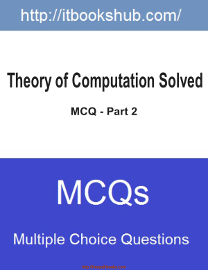 Free Download PDF Books, Theory Of Computation Solved MCQ Part 2