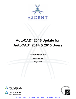 Free Download PDF Books, AutoCAD 2016 Update For AutoCAD 2014 and 2015 Users