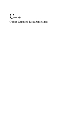 Free Download PDF Books, C++ Object Oriented Data Structures – FreePdf-Books.com