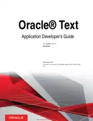 Free Download PDF Books, Oracle Text Application Developer Guide