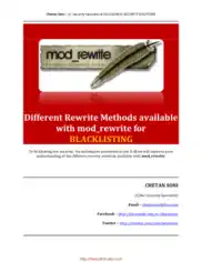 Free Download PDF Books, Different Rewrite Methods Available With Mod Rewrite For Blacklisting