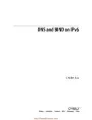 Free Download PDF Books, DNS and BIND on IPv6 – Networking Book Book TOC – Free Books Download PDF