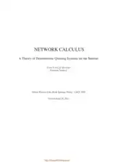 Free Download PDF Books, NETWORK CALCULUS – A Theory of Deterministic Queuing Systems for the Internet