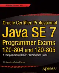 Free Download PDF Books, Oracle Certified Professional Java SE 7 Programmer Exams 1Z0 804 and 1Z0 805