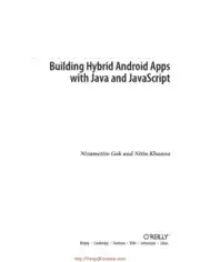 Free Download PDF Books, Building Hybrid Android Apps with Java and JavaScript, Pdf Free Download