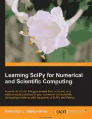Free Download PDF Books, Learning SciPy for Numerical and Scientific Computing