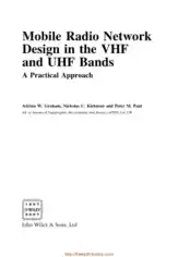 Free Download PDF Books, Mobile Radio Network Design in the VHF and UHF Bands – Networking Book