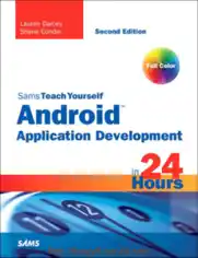 Free Download PDF Books, Sams Teach Yourself Android Application Development in 24 Hours 2nd Edition